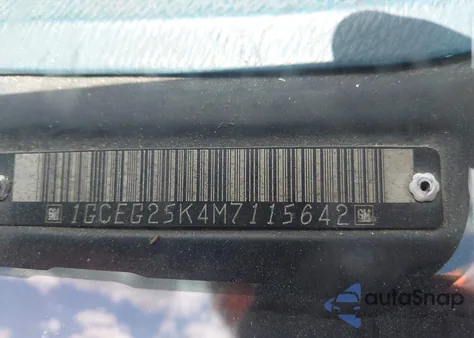 1991 Chevrolet G20 из США, поврежденный, VIN 1GCEG25K4M7115642